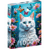Puzzle 1000 pièces Enjoy Chat Blanc