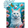 Puzzle 1000 pièces Enjoy Chat Blanc