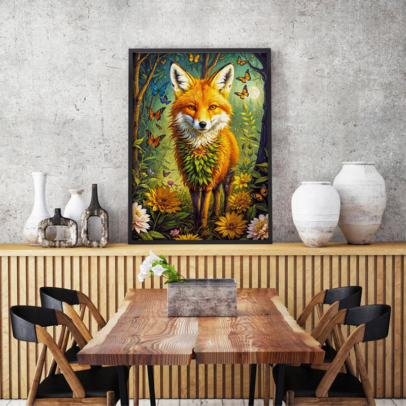 Puzzle 1000 pièces Enjoy Renard Enchanté
