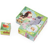 9 Cubes Animaux De La Ferme - JANOD