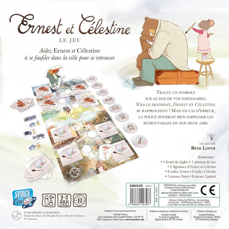 Ernest & Célestine jeu coopératif enfants