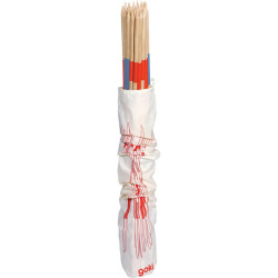 Jeu de mikado 46 cm dans un sac en coton - un jeu en bois Goki