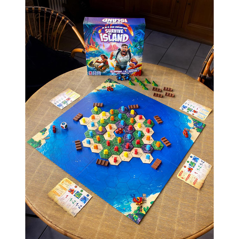Survive the island jeu de société famille
