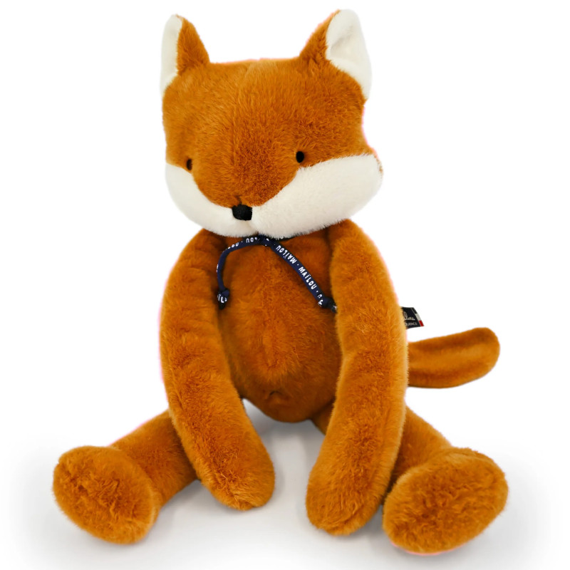 Peluche Renard Méloé - 37 cm - Fabriqué en France