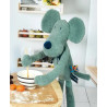 Grigrine - Sourie verte Les POP- 40 cm - Peluche fabriquée en France