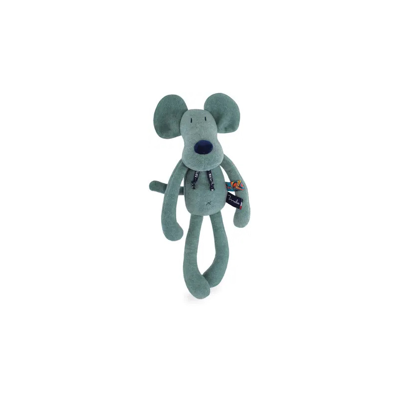 Grigrine - Sourie verte Les POP- 40 cm - Peluche fabriquée en France