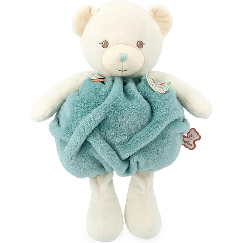 Bulle d'amour Ours vert 30 cm Peluche Kaloo