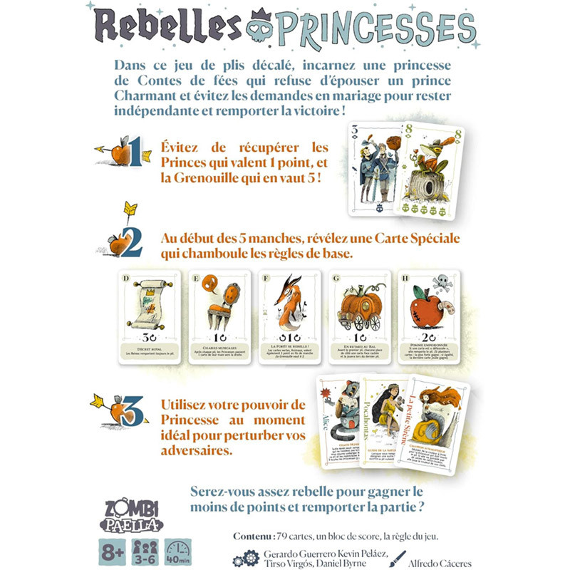 Rebelles Princesses -Jeu de plis Gigamic