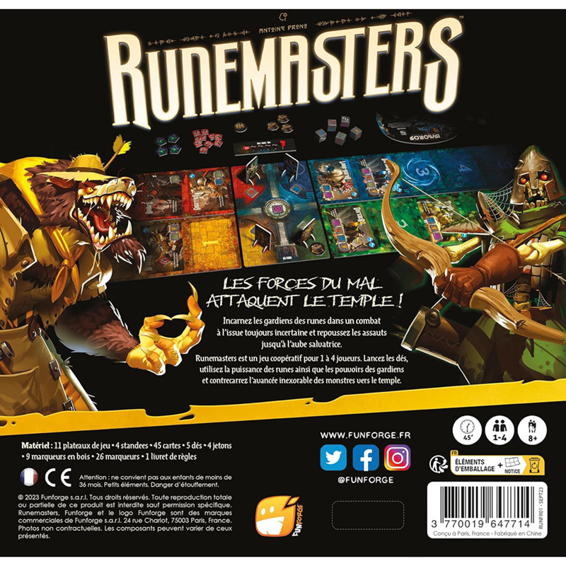 Runemasters jeu coopératif à partir de 8 ans
