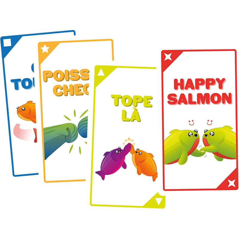 Happy Salmon - Jeu d'ambiance pour adultes et enfants
