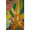 Puzzle en Bois découpé à la main - Tour Eiffel - 100 pièces Michèle Wilson