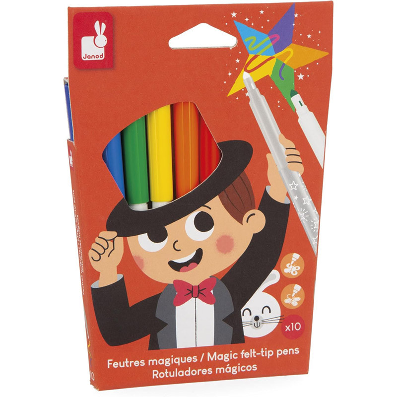 Feutres Magiques lot de 10 de chez Janod