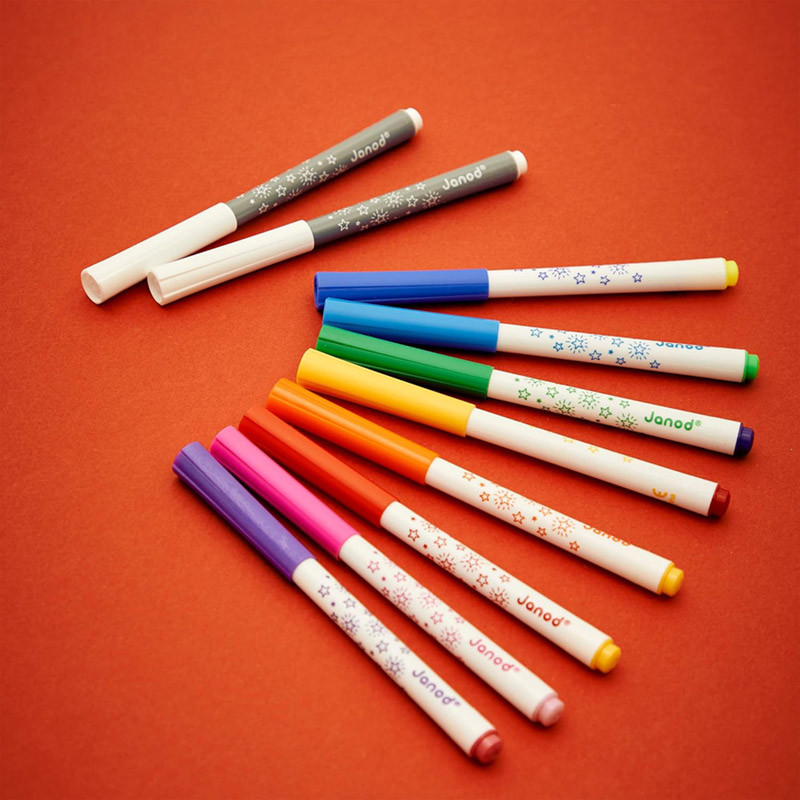 Feutres Magiques lot de 10 de chez Janod