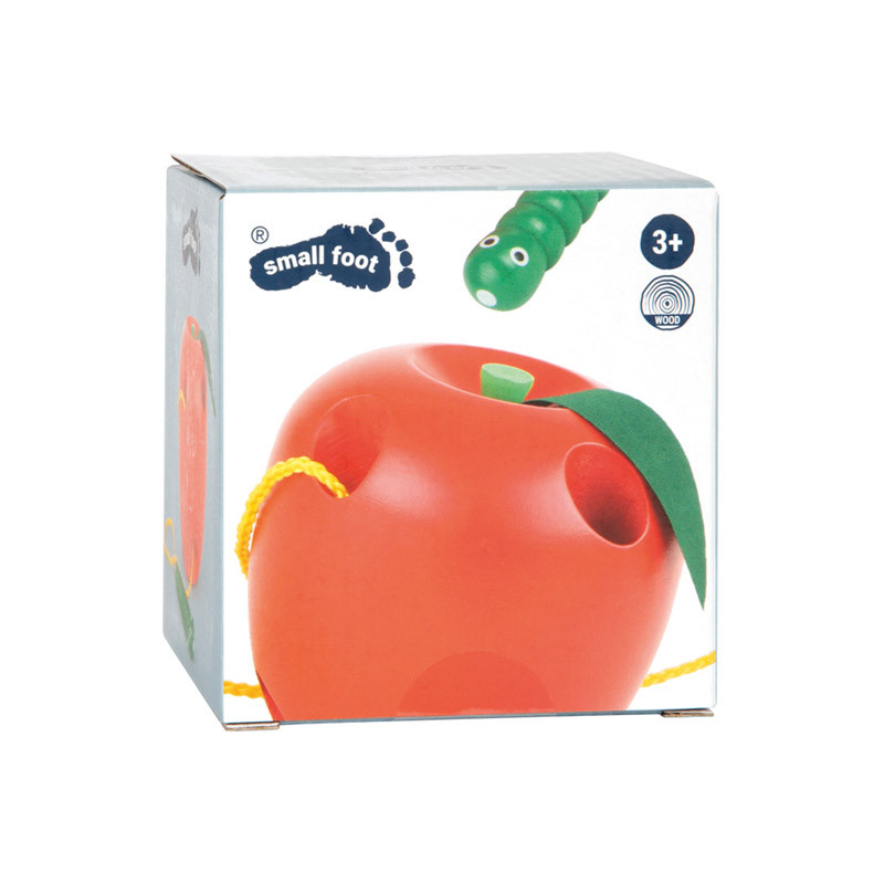 Jeu à enfiler Pomme et ver