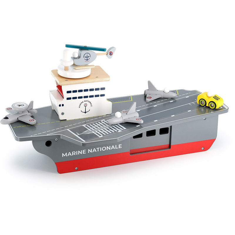 Porte-avions + accessoires Marine Nationale Vilac
