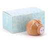 Tirelire Cochon bois naturel blanc Vilac