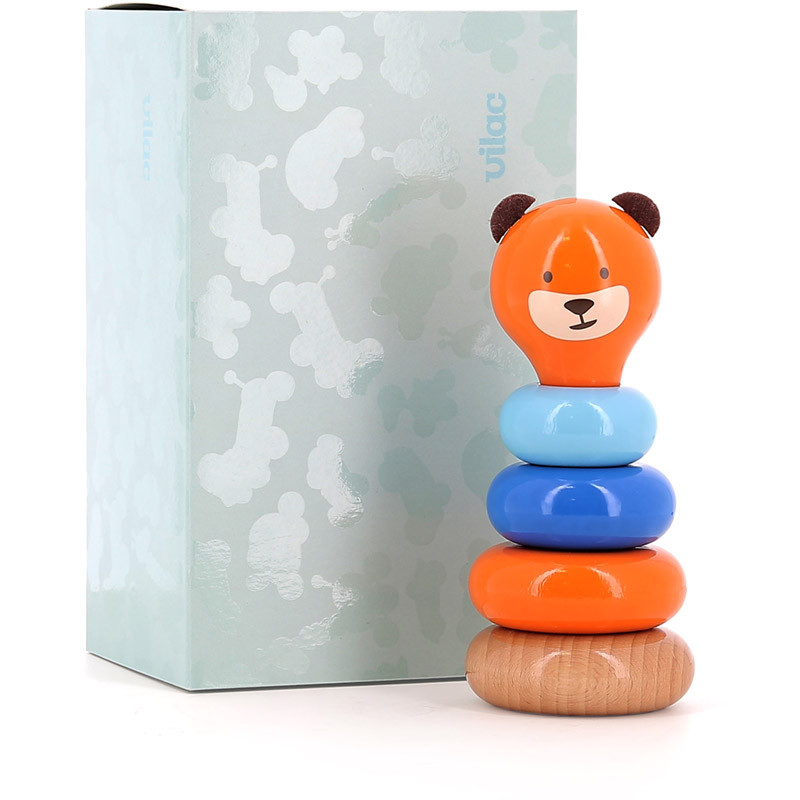 Empilable boizoos Marcel l'ourson - jouet en bois- jeu d'éveil -  Vilac