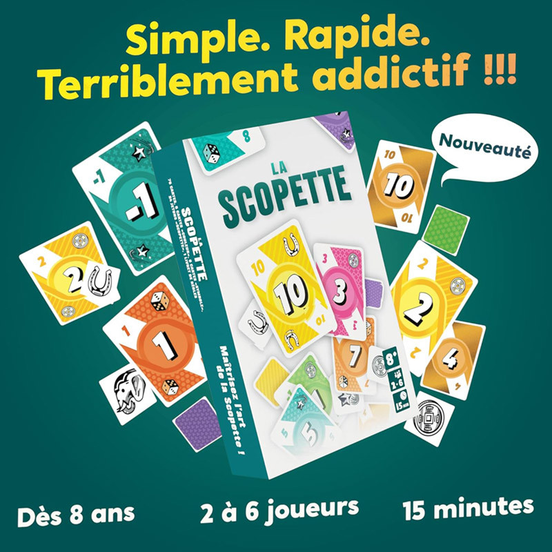La scopette jeu de cartes
