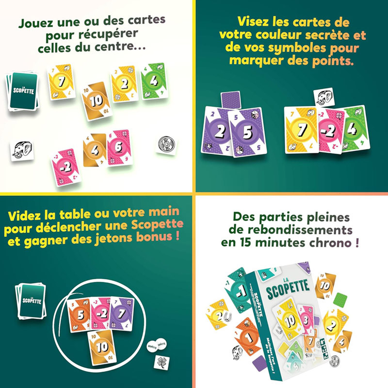 La scopette jeu de cartes