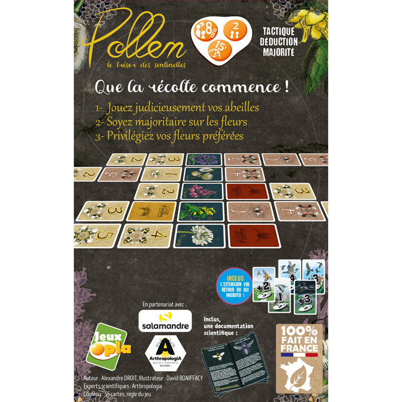 pollen le jeu de cartes malin pour 2 joueurs