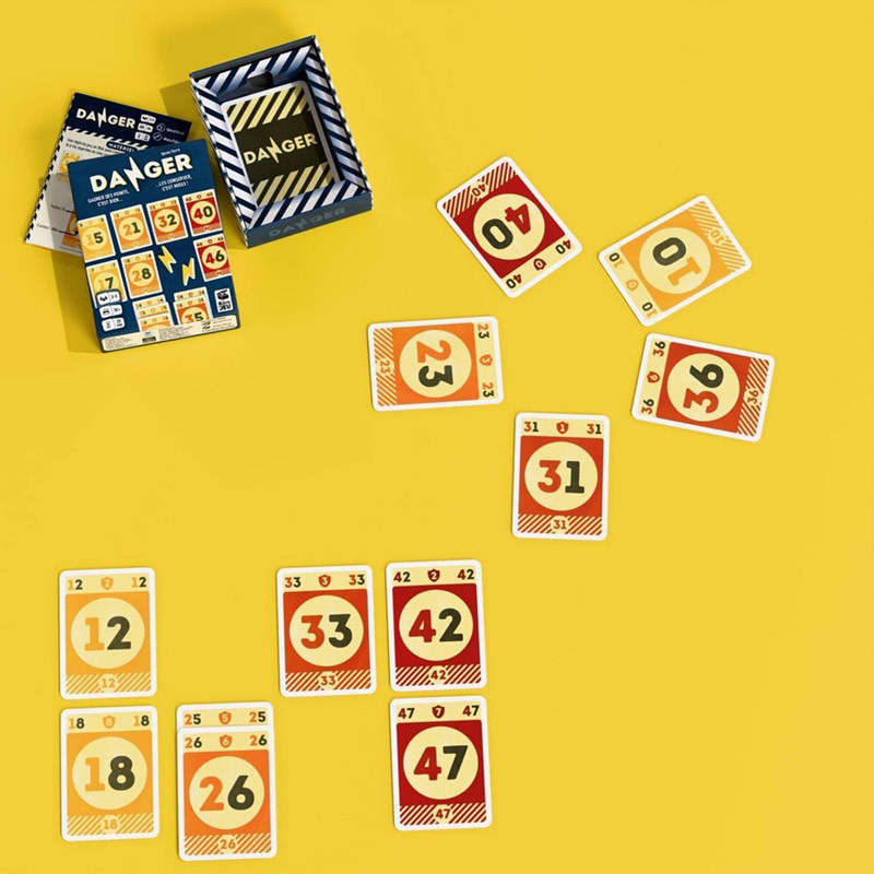 Danger Jeu de Cartes Amusant et Tactique