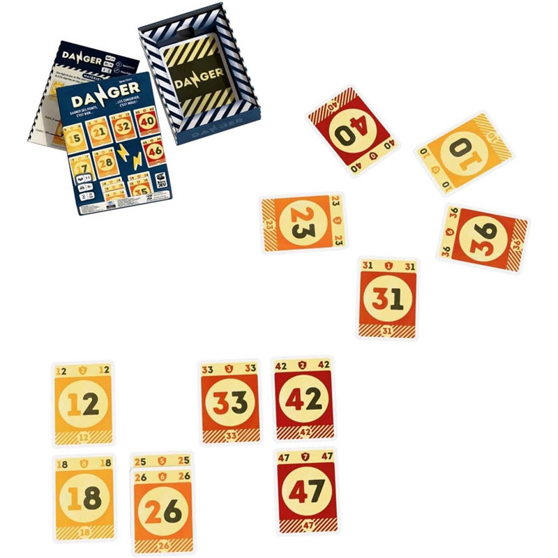 Danger Jeu de Cartes Amusant et Tactique