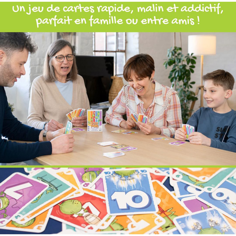 Ptit Pois - Le Jeu De Cartes Qui Monte Et Qui Descend