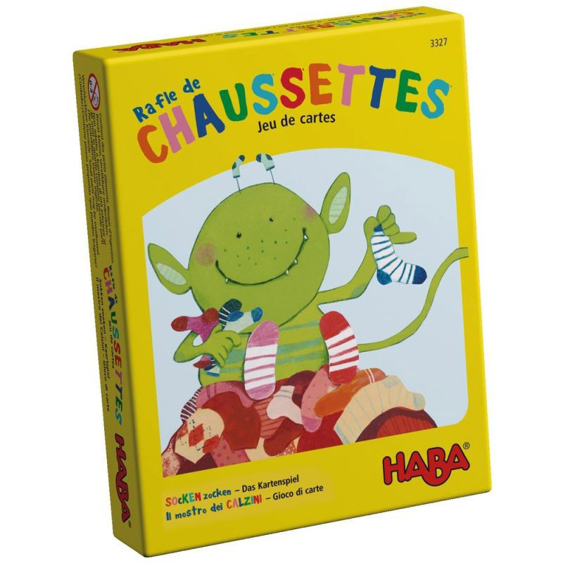 Rafle de Chaussettes Jeu de Cartes pour 4 ans Haba