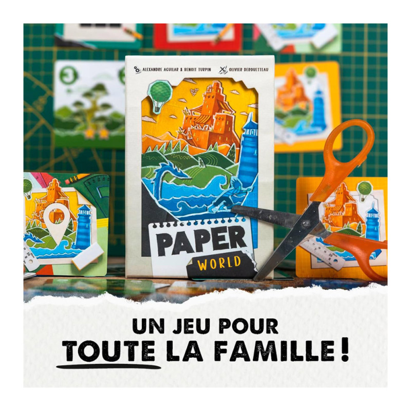 Paper World Jeu de Cartes Jeu de Stratégie