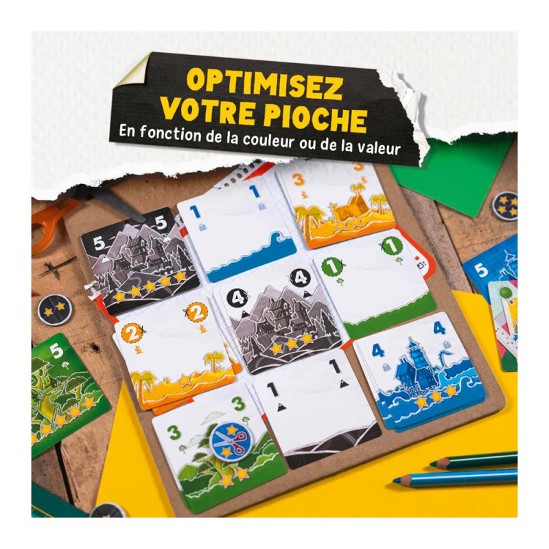 Paper World Jeu de Cartes Jeu de Stratégie