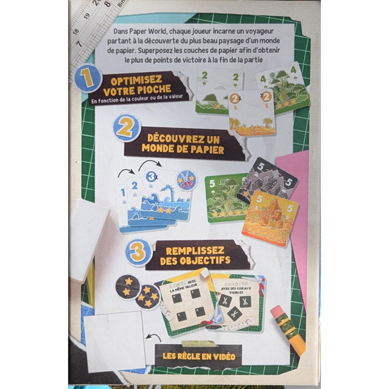 Paper World Jeu de Cartes Jeu de Stratégie