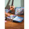 Valises en carton Peace and Love lot de 2