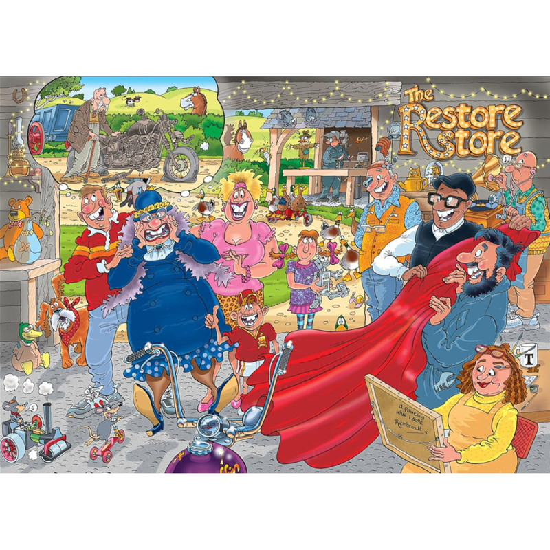 Wasgij Original 41 - Restauration Complète - Puzzle 1000 pièces