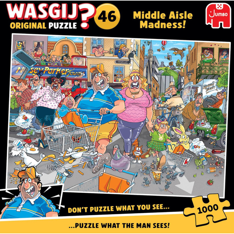 Wasgij Original 46 - Frénésie D’achat ! - Puzzle 1000 pièces