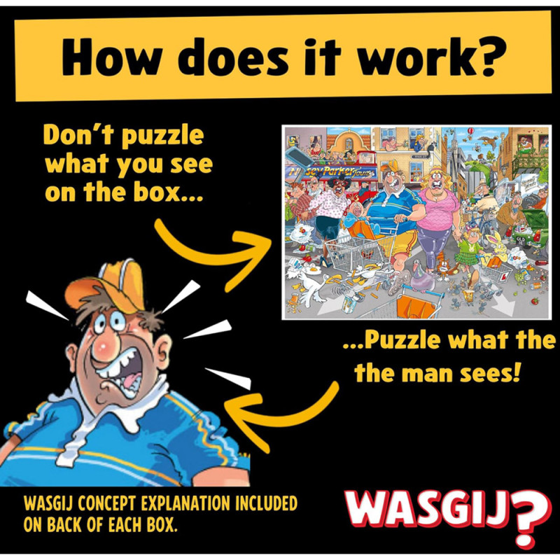 Wasgij Original 46 - Frénésie D’achat ! - Puzzle 1000 pièces