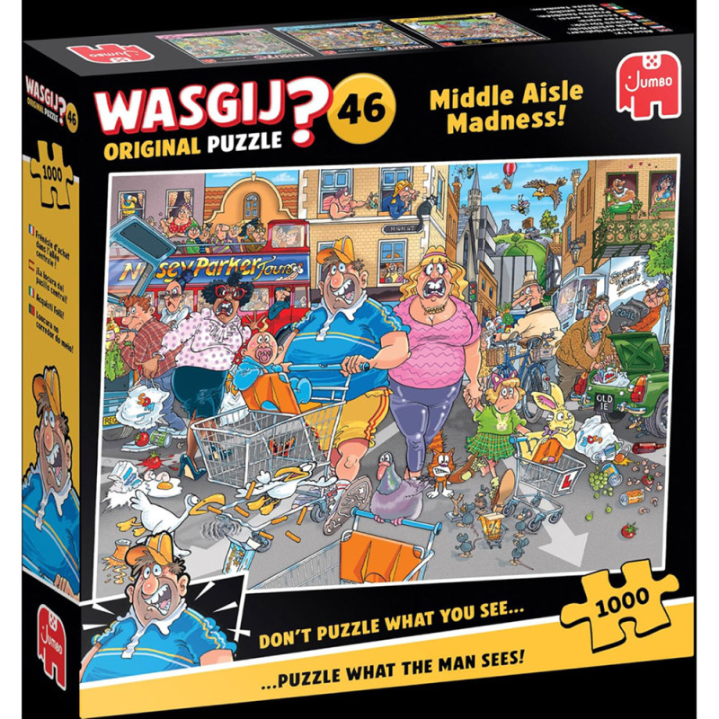 Wasgij Original 46 - Frénésie D’achat ! - Puzzle 1000 pièces
