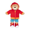 Ours en Peluche et velours pour apprendre à s'habiller