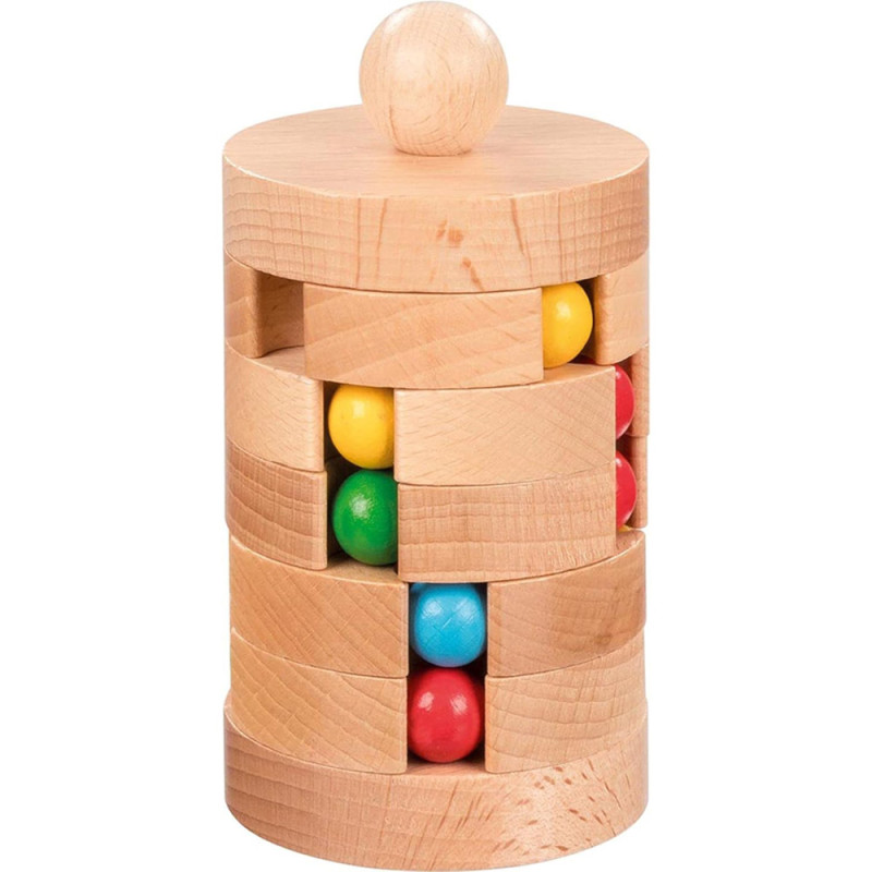 Tour des billes - Casse-tête en bois