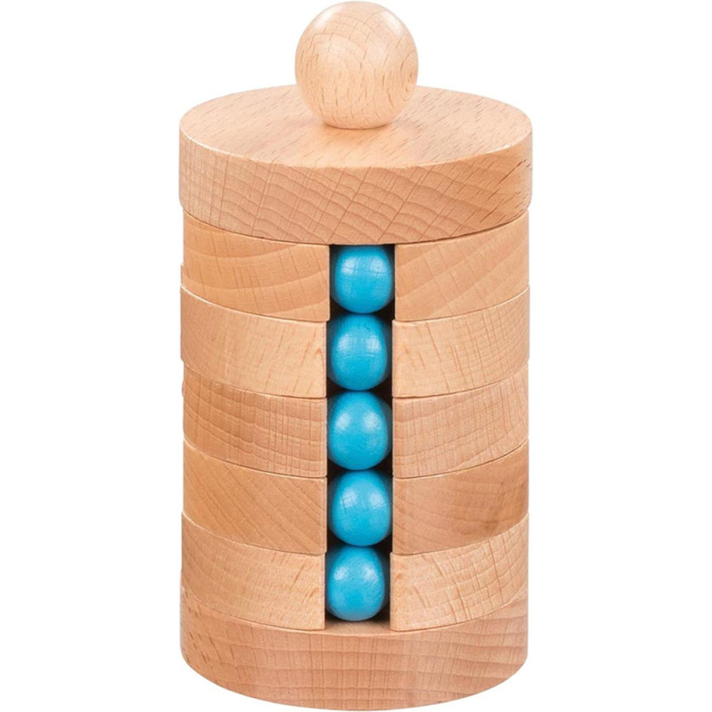 Tour des billes - Casse-tête en bois