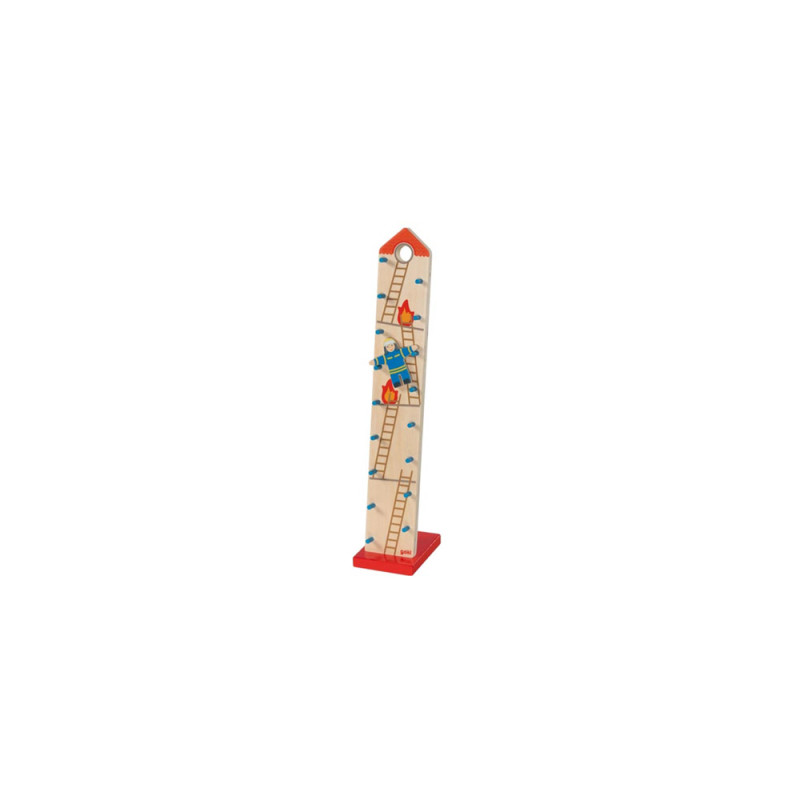 Benno Acrobate Pompier en Bois Goki | Jeu Traditionnel 3 Ans