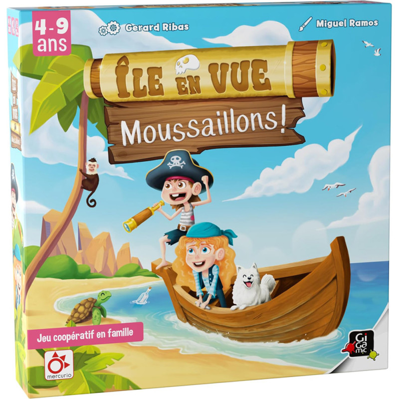 ÎLE EN VUE MOUSSAILLONS ! Jeu coopératif en famille
