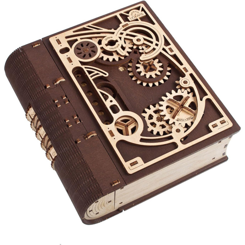 Livre des Secrets 3D en Bois – Maquette Mécanique UGEARS – Cadeau Original