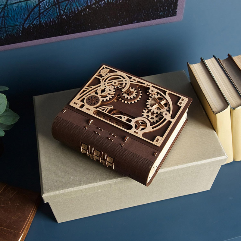 Livre des Secrets 3D en Bois – Maquette Mécanique UGEARS – Cadeau Original
