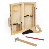Caisse d'outils en bois petit modèle pour enfants juniors - Jouet en bois Bigjigs