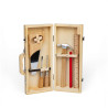 Caisse d'outils en bois petit modèle pour enfants juniors - Jouet en bois Bigjigs