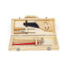 Caisse d'outils en bois petit modèle pour enfants juniors - Jouet en bois Bigjigs