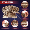 Maquette 3D Moteur V8 avec mouvements Ugears