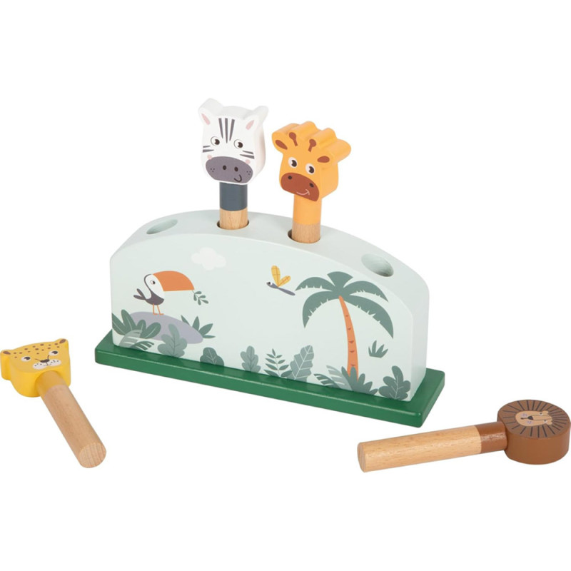 Pop Up Safari jouet en bois bébé Small Foot