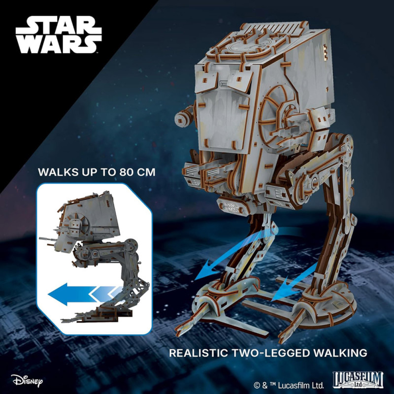 AT-ST Walker Star Wars – Maquette en Bois UGEARS – Puzzle 3D à Monter – Boissellerie.fr
