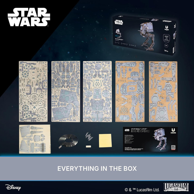 AT-ST Walker Star Wars – Maquette en Bois UGEARS – Puzzle 3D à Monter – Boissellerie.fr